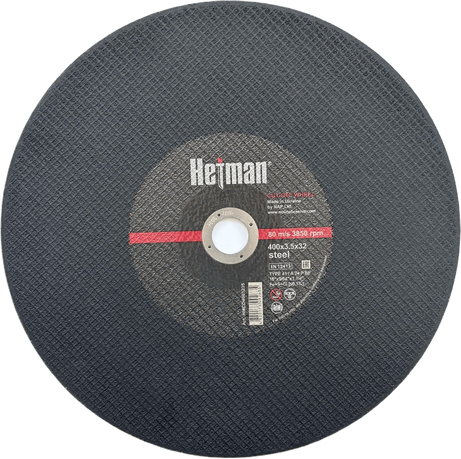 Круг відрізний Hetman 41 400х3.5х32 мм, по металу